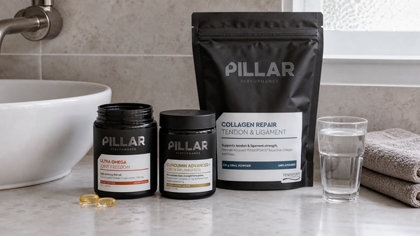 Pillar Performance Ultra Omega fish oil and joint support supplements