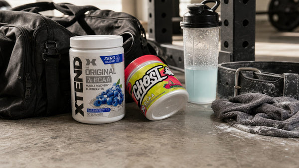 Best Amino Acid Supplements NZ - Xtend - Blue Raspberry Ice, Ghost BCAA V2 - Strawberry Watermelon, Raw Nutrition EAA - Strawberry Lemonade