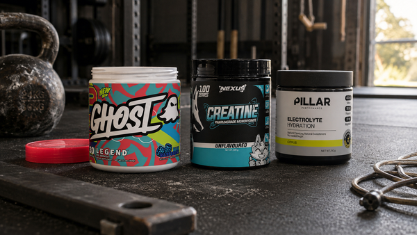 HYROX supplement stack with electrolytes, intra-workout, creatine and protein