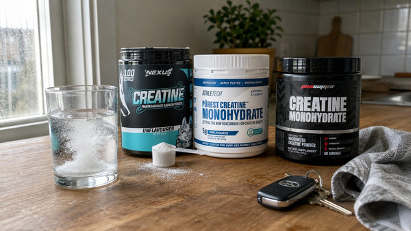 Creatine Loading Phase - Nexus Creatine Monohydrate - Unflavoured, Athletech Purest Creatine Monohydrate - Unflavoured, ProSupps Creatine - Unflavoured