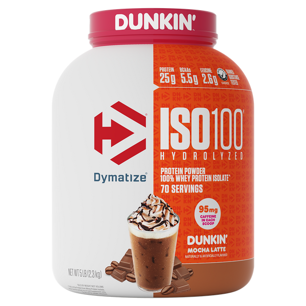 Dymatize ISO100 Dunkin Mocha Latte 2.27kg tub