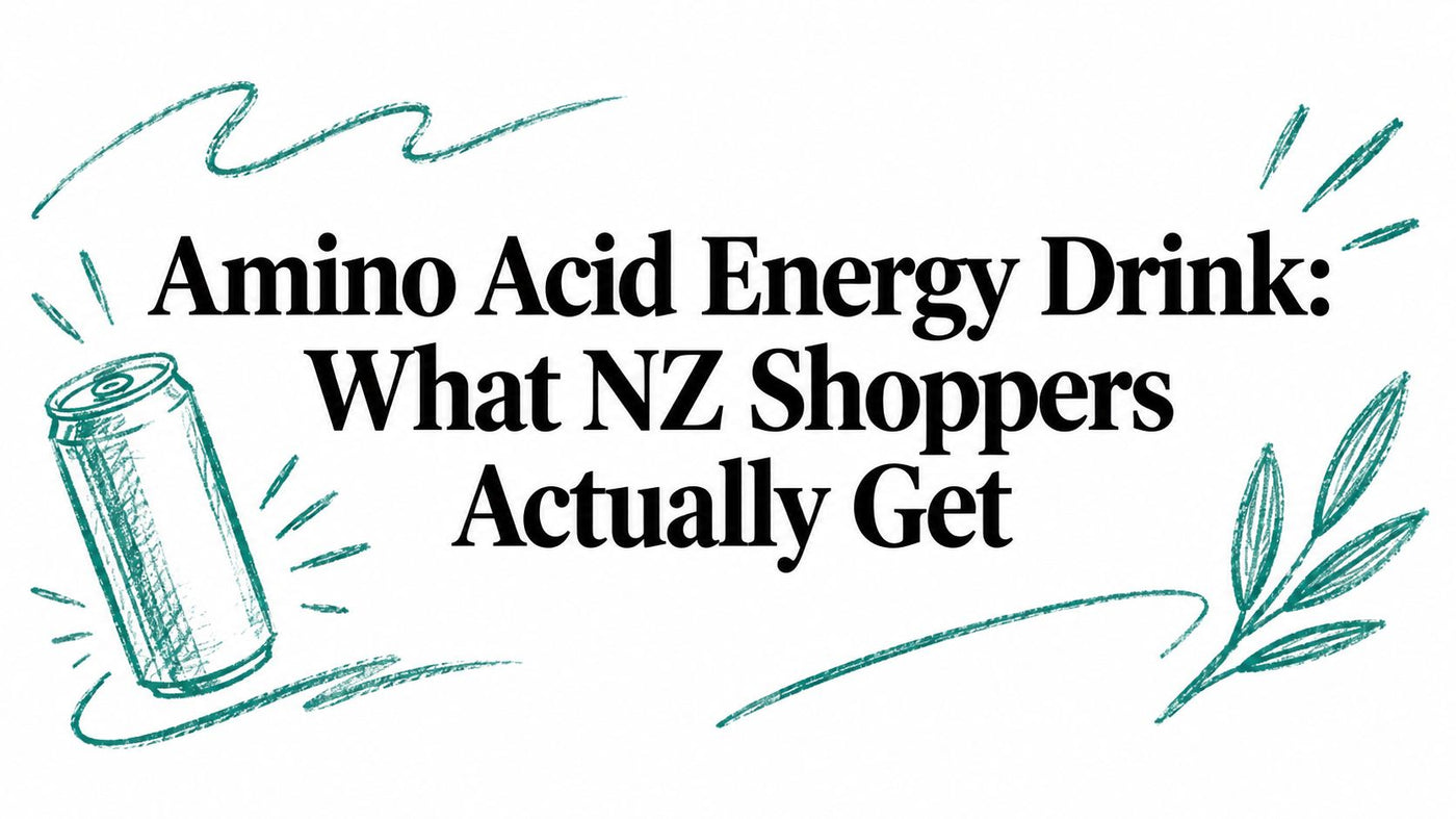 Amino Acid Energy Drink: What NZ Shoppers Actually Get