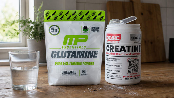 Glutamine - MusclePharm Glutamine Essentials - Unflavoured, Basic Supplements Glutamine - Unflavoured, MusclePharm Creatine Essentials - Unflavoured