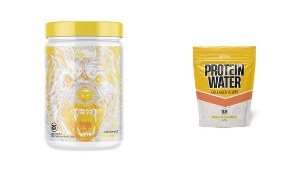 Inspired DVST8 BBD and Inspired Protein Water product photos