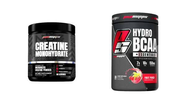 ProSupps Creatine and ProSupps Hydro BCAA + EAA product photos