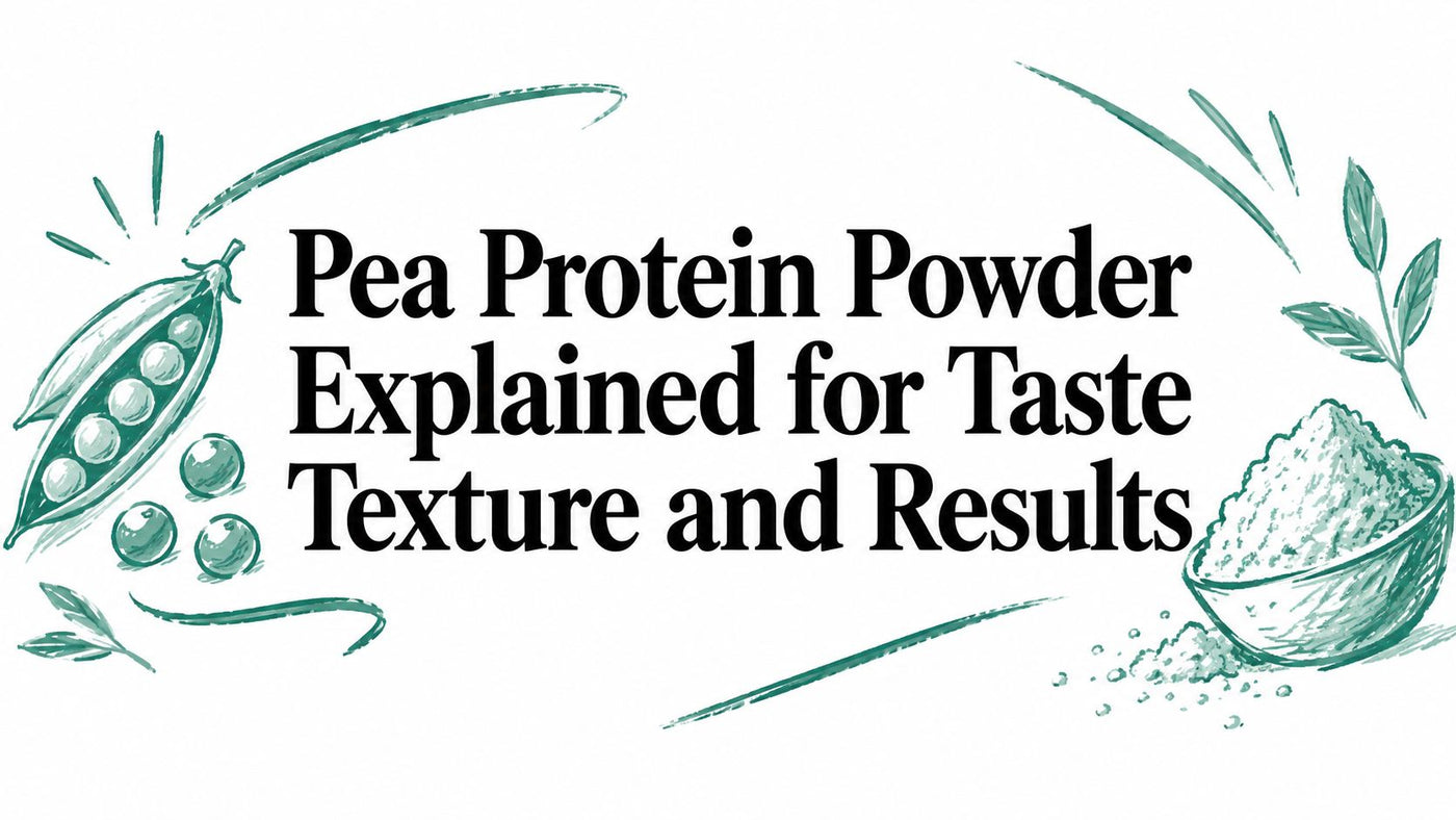 Pea Protein Powder Explained for Taste Texture and Results