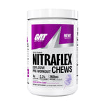GAT Sport Nitraflex Chews Grape Cotton Candy front