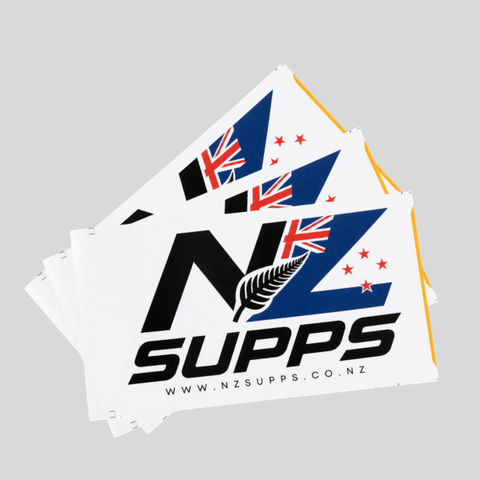 5× NZ Supps Stickers — Square