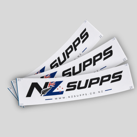 5× NZ Supps Stickers — Horizontal
