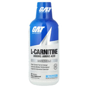 GAT Sport Essentials Liquid L-Carnitine 3000 Blue Raspberry Angle