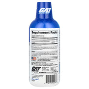 GAT Sport Essentials Liquid L-Carnitine 3000 supplement facts and nutrition panel