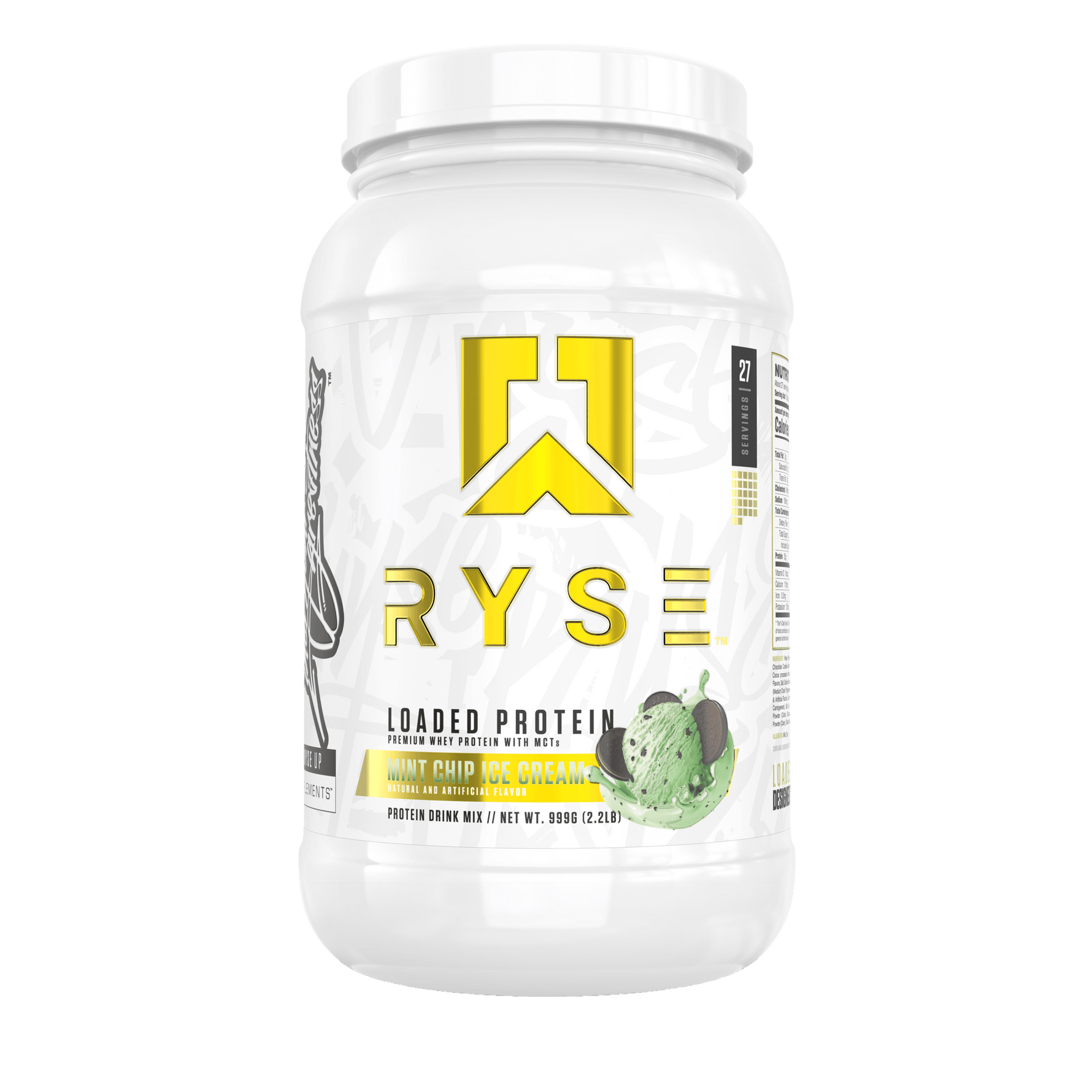 Ryse Loaded Protein, Mint Chip Ice Cream powder