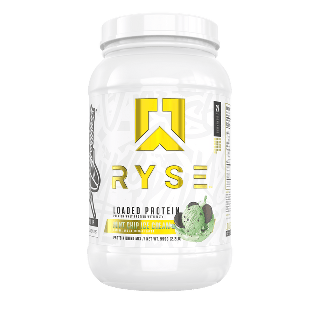 Ryse Loaded Protein, Mint Chip Ice Cream powder