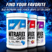 GAT Sport Nitraflex Chews Fruit Punch lifestyle flavour lineup