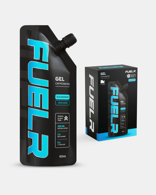 Fresh Supps Caffeinated Gel, Blue Raspberry
