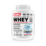 Basic Supplements Whey Blue Marshmallow 5lb front of pack