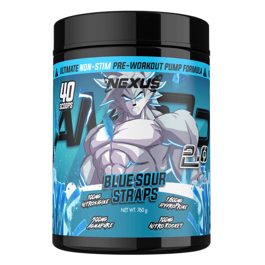 Nexus AMP3D 2.0, Blue Sour Straps powder