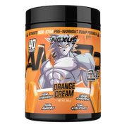 Nexus AMP3D 2.0 stim free pre-workout, Orange Cream powder, 760g, NZ Supps