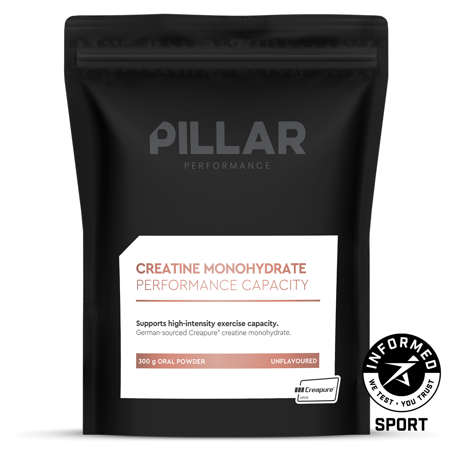 Pillar Performance Creatine Monohydrate powder