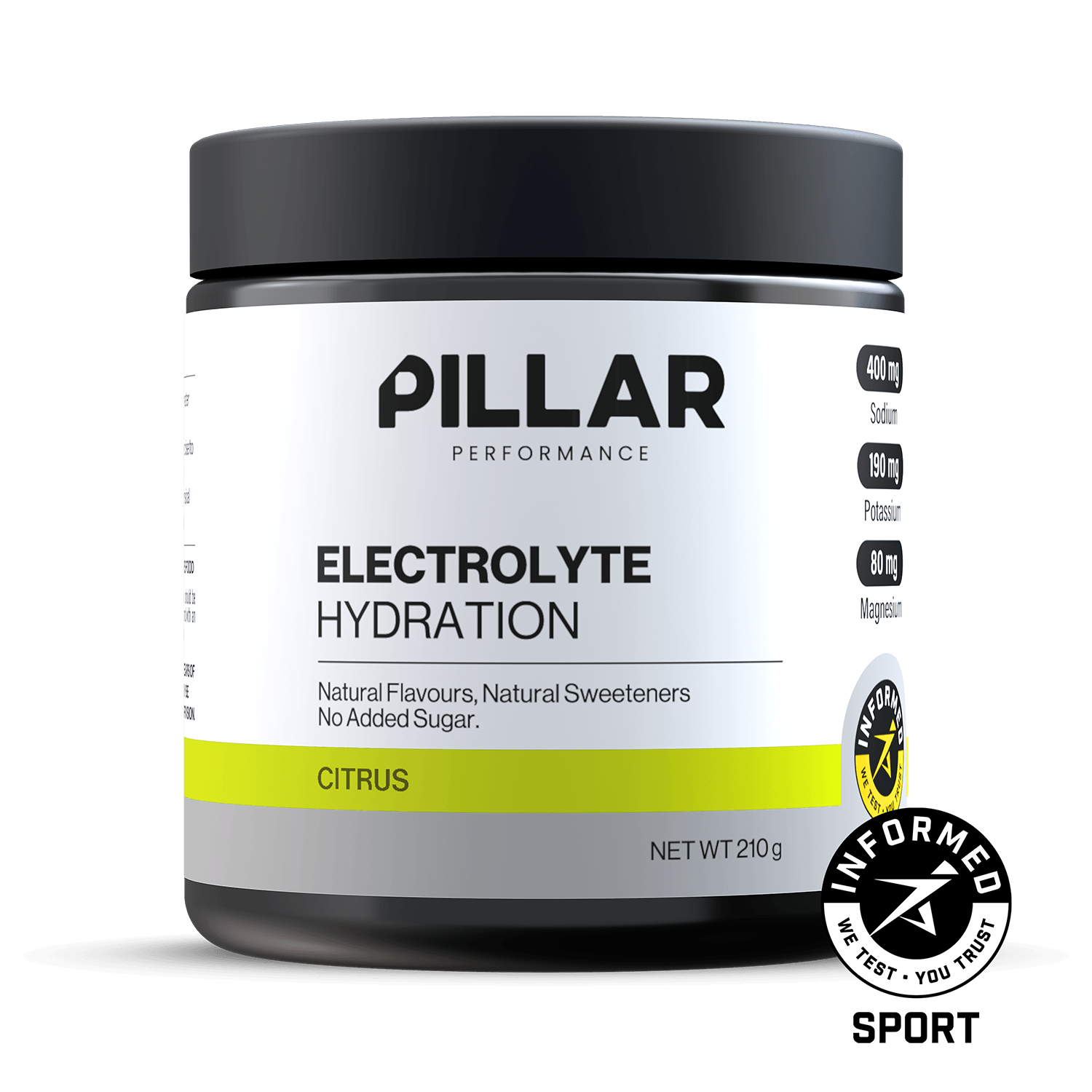 Pillar Performance Electrolyte Hydration, Citrus