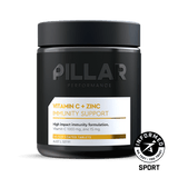 Pillar Performance Vitamin C + Zinc capsules