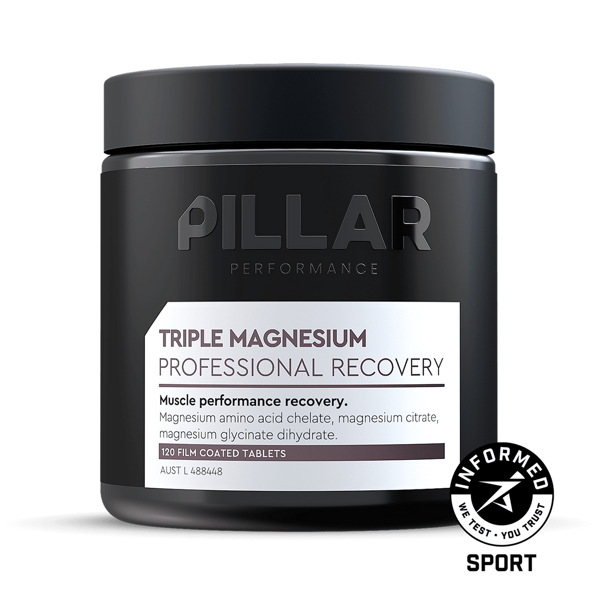 Pillar Performance Triple Magnesium, 60 Caps