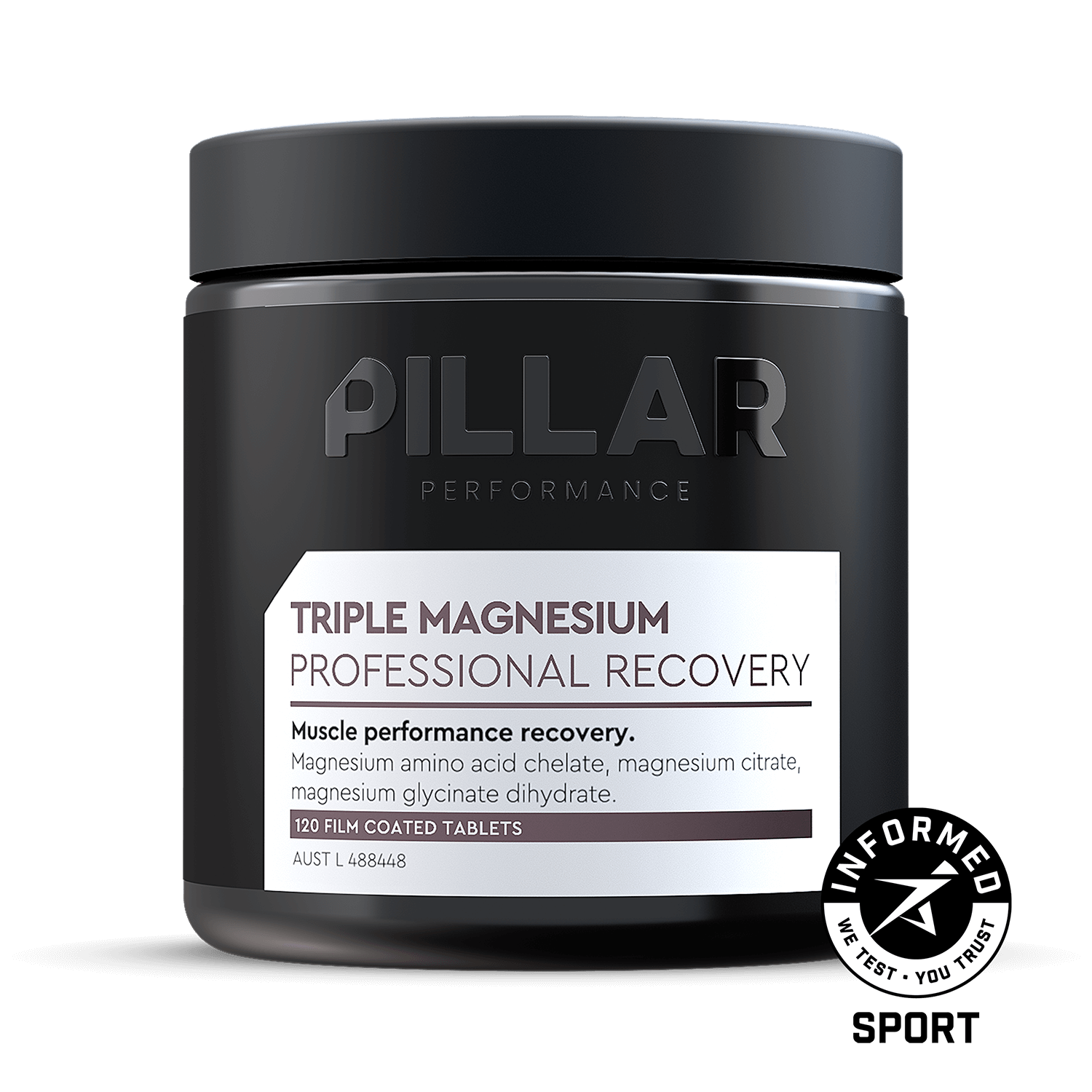 Pillar Performance Triple Magnesium, 90 Caps