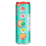 Alani Nu Alani Energy, Juicy Peach — side of pack