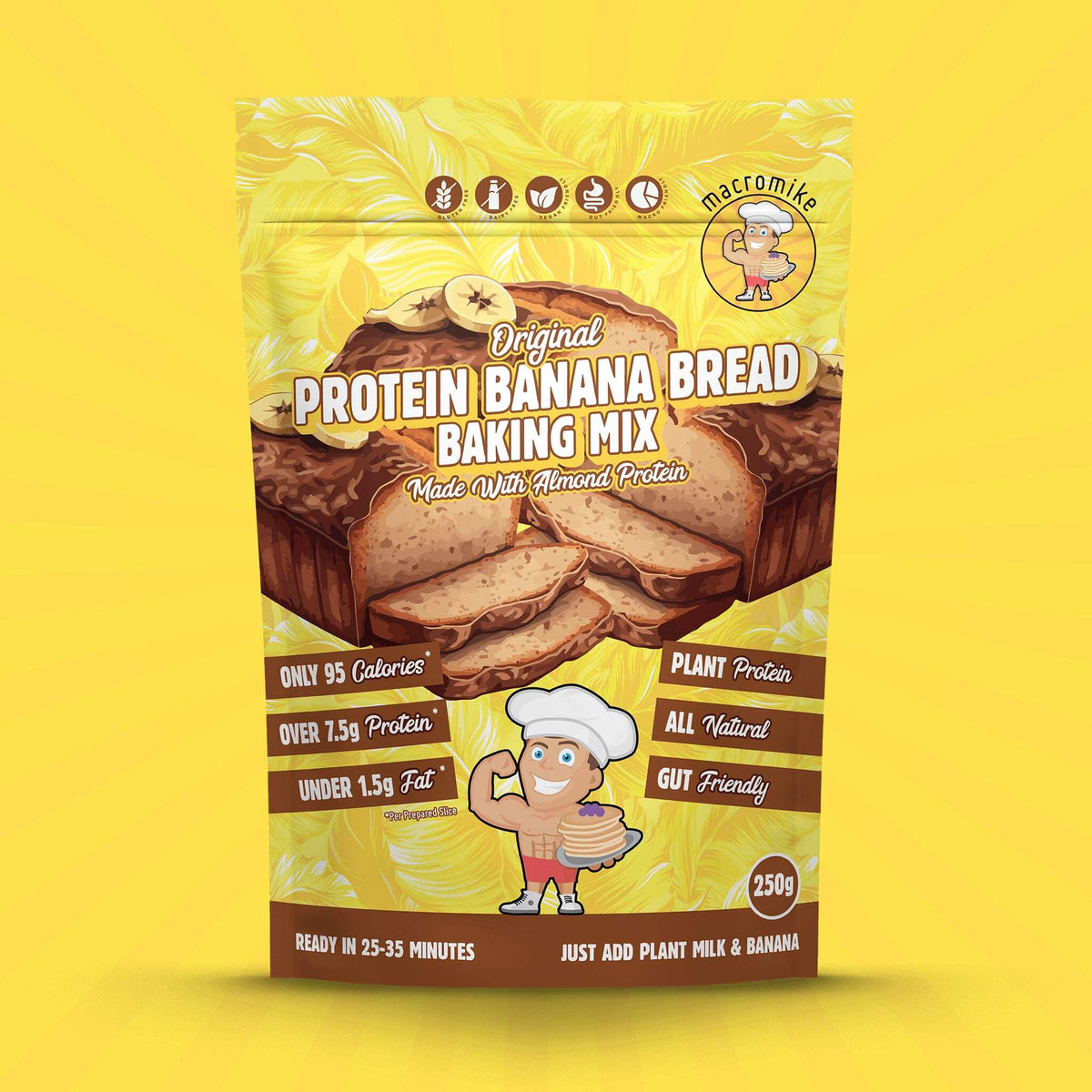Macro Mike Baking Mix Original Banana Bread 250g product preview