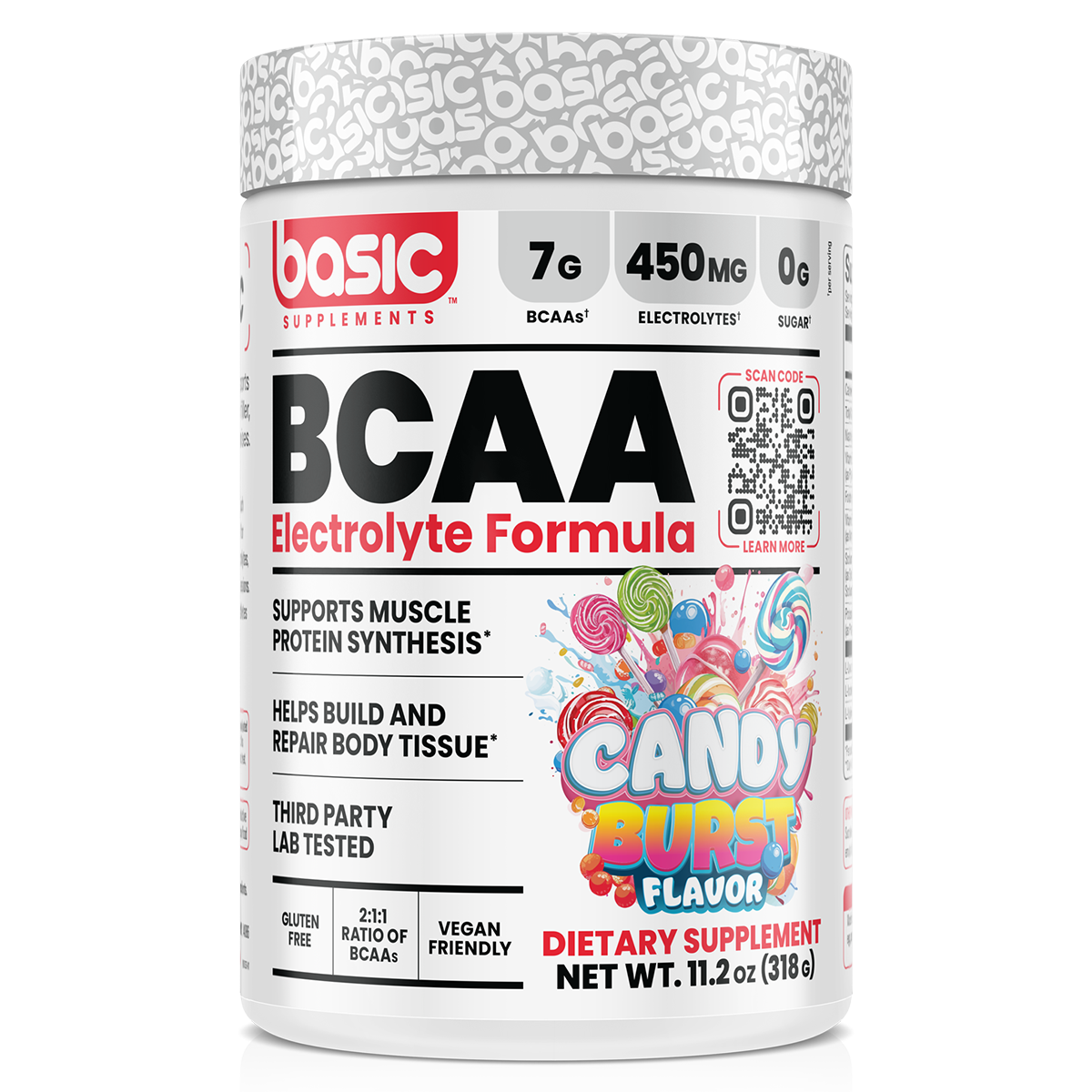 Basic Supplements BCAA, Candy Burst powder