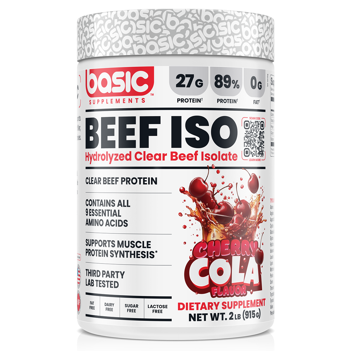 Basic Supplements Beef Isolate, Cherry Cola