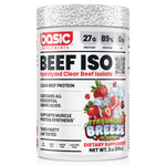 Basic Supplements Beef Isolate, Strawbeery Breeze, 2lb 908g powder