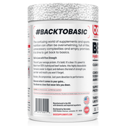 Basic Supplements Beef Isolate, Strawbeery Breeze, 2lb 908g — side of pack