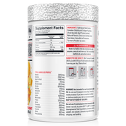 Basic Supplements Beef Isolate Tropical Orange Mango supplement facts and nutrition panel