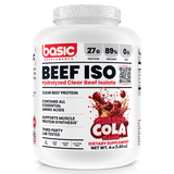 Basic Supplements Beef Isolate - 1.81kg (59 Serves) - New - Cherry Cola