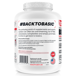Basic Supplements Beef Isolate, Cherry Cola — side of pack