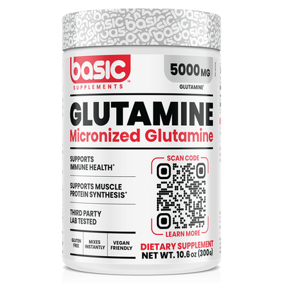 Basic Supplements Glutamine, 300g, NZ Supps
