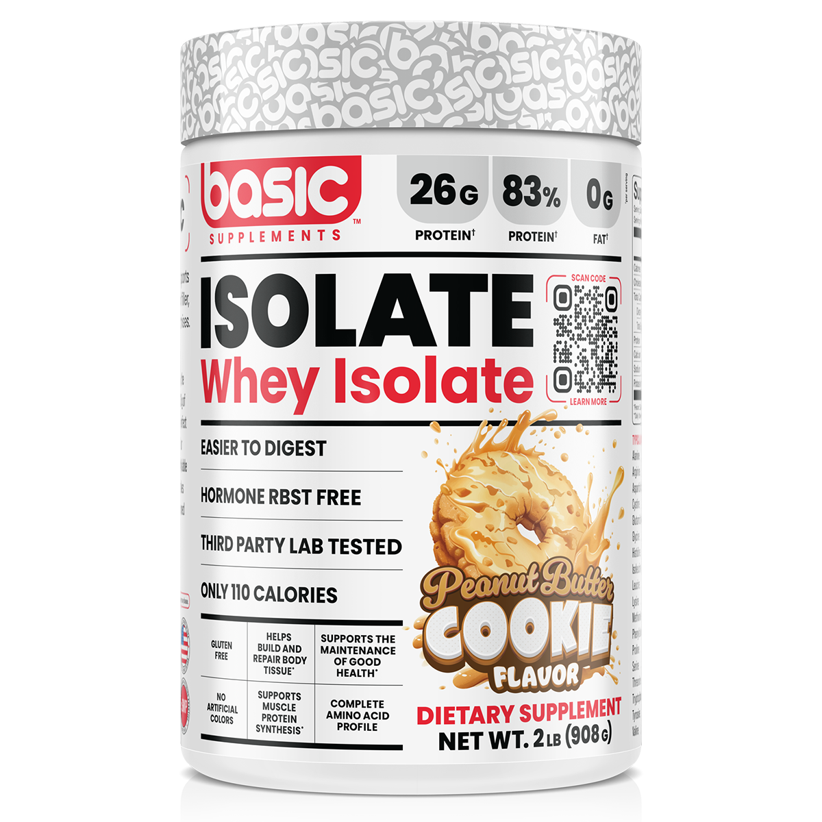 Basic Supplements Isolate, Peanut Butter Cookie