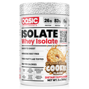 Basic Supplements Isolate whey protein powder, Peanut Butter Cookie, 908g, NZ Supps