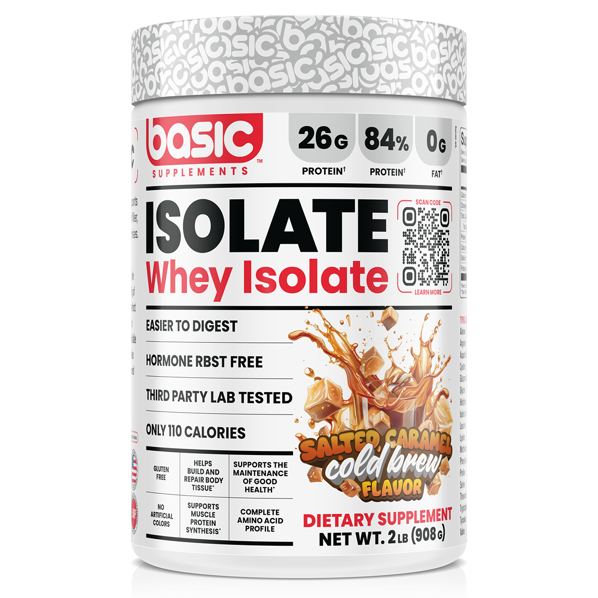 Basic Supplements Isolate, Caramel Cold Brew