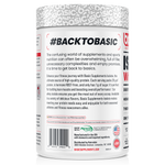 Basic Supplements Isolate, Caramel Cold Brew — side of pack