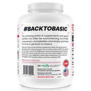 Basic Supplements Isolate, Peanut Butter Cookie — left of pack