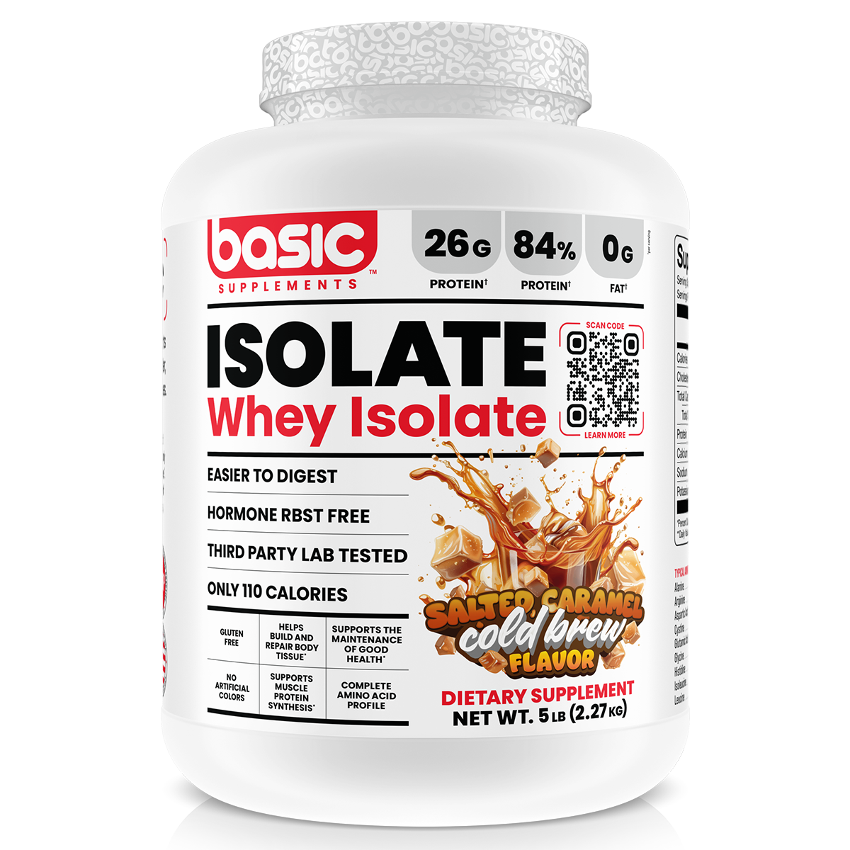 Basic Supplements Isolate, Caramel Cold Brew
