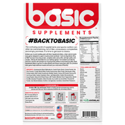 Basic Supplements Mass Gainer, Chocolate — back of pack