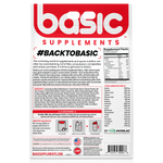 Basic Supplements Mass Gainer, Cookie N Cream — back of pack