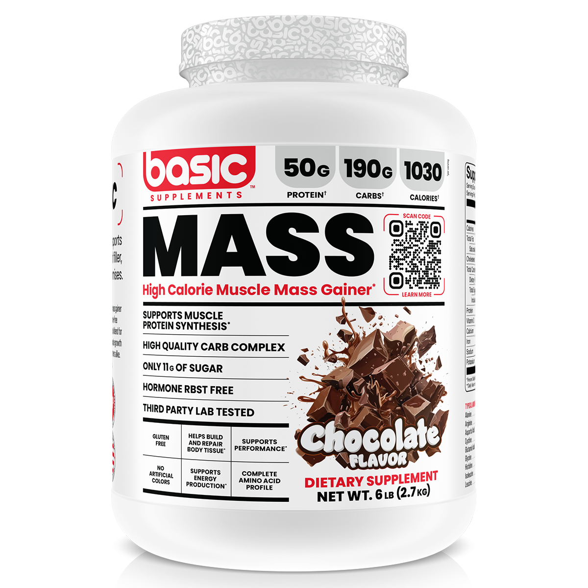 Basic Supplements Mass Gainer, Chocolate