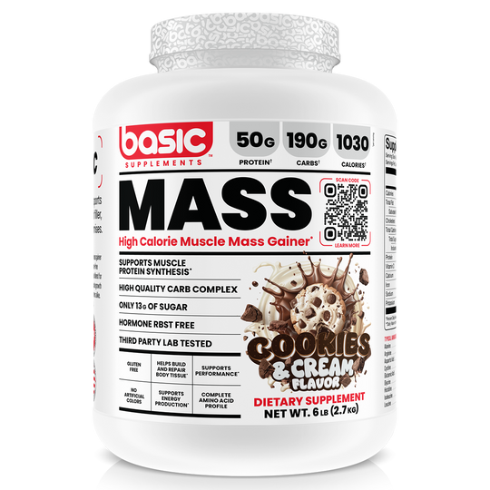 Basic Supplements Mass Gainer, Cookie N Cream powder