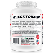 Basic Supplements Mass Gainer Cookie N Cream side of pack