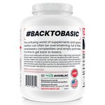 Basic Supplements Mass Gainer, Vanilla — side of pack