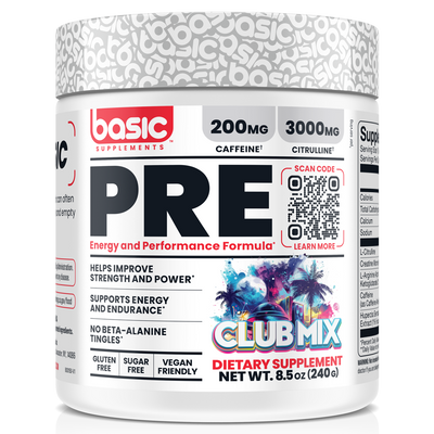 Basic Supplements Pre, Club Mix New